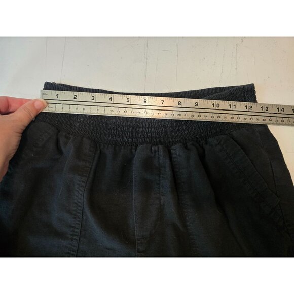 Pact Womens Black Organic Cotton Elastic Waist Jogger Pants Size S - Picture 4 of 6